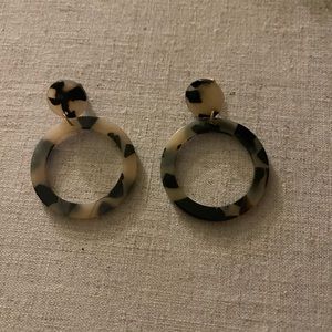 Brand new tortoise shell earrings
